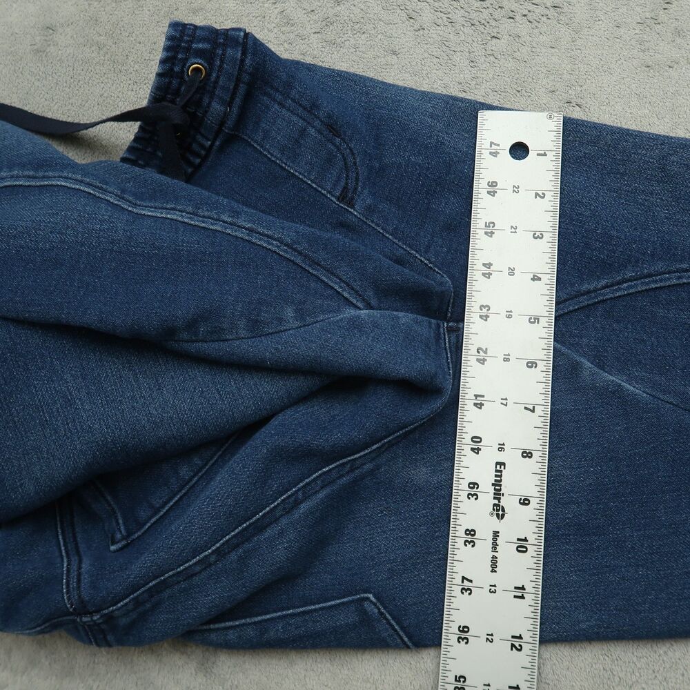 Guess Jeans Women's Size 31 Blue Mid-Rise Elastic Waist Jogger Denim 24" Inseam - Picture 6 of 15